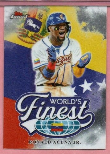 2026 Topps Finest Ronald Acuna Jr. Base (RAW)