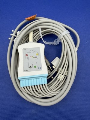GE Marquette EKG Kabel E10R-MQ-B/I 10-adrig Kaltgeräte Banane DB15 MAC 1200 1600 NEU