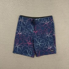 Hurley Board Shorts Mens Size 32 Multicolor Flower Surf Beach Swim Summer Dad