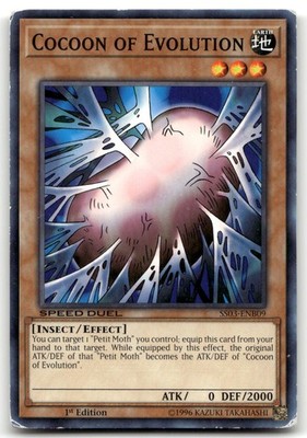 Cocoon of Evolution SS03-ENB09 1st Edition Common Yu-Gi-Oh TCG MP