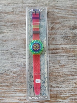 Original Swatch Scuba Modell ''Bay Breeze'' aus den 90igern - UNGETRAGEN -
