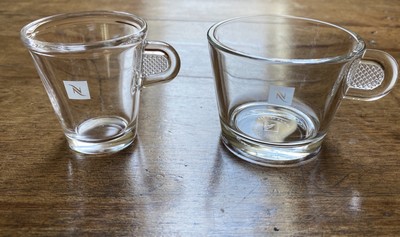 2 x Nespresso Espresso Kaffee Tasse Glas VIEW Collection ADN Kaffeetasse  Glas 