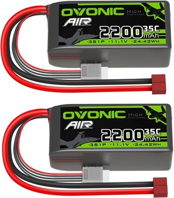 OVONIC 3S Lipo Akku 2200mAh 11,1V Deans Stecker RC Flugzeug Helikopter