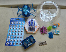 HEXBUG Lot: Scarab, Fire Ant, RC Fish w/ Bowl and Props. Batteries Included
