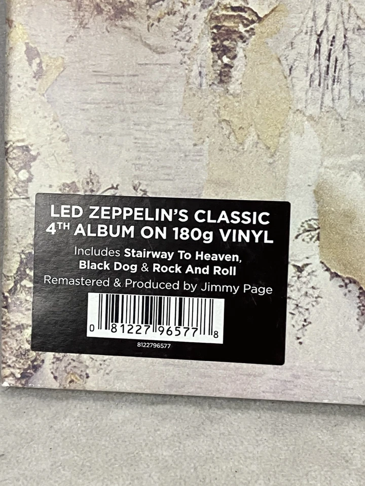 led zeppelin iv vinyl 1971 Manufactured In Germany - Imagem 4 de 4