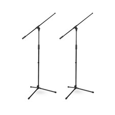 Musician's Gear Tripod Boom Microphone Stand  2 Pack Black