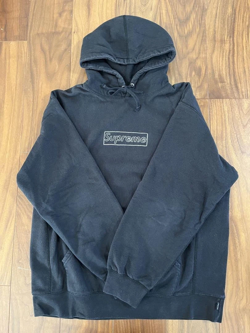 Sweat à capuche homme Supreme L Cows Box logo iconique streetwear rare occasion limitée