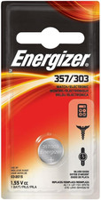 Energizer 357/303 Battery, 6 Count Pack of 1 
