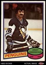 1980 O-Pee-Chee #292 Orest Kindrachuk Penguins 7 - NM