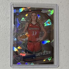 2025 Panini Prizm WNBA Lucy Olsen Rookie #145 Mystics Image Variation SP Ice M