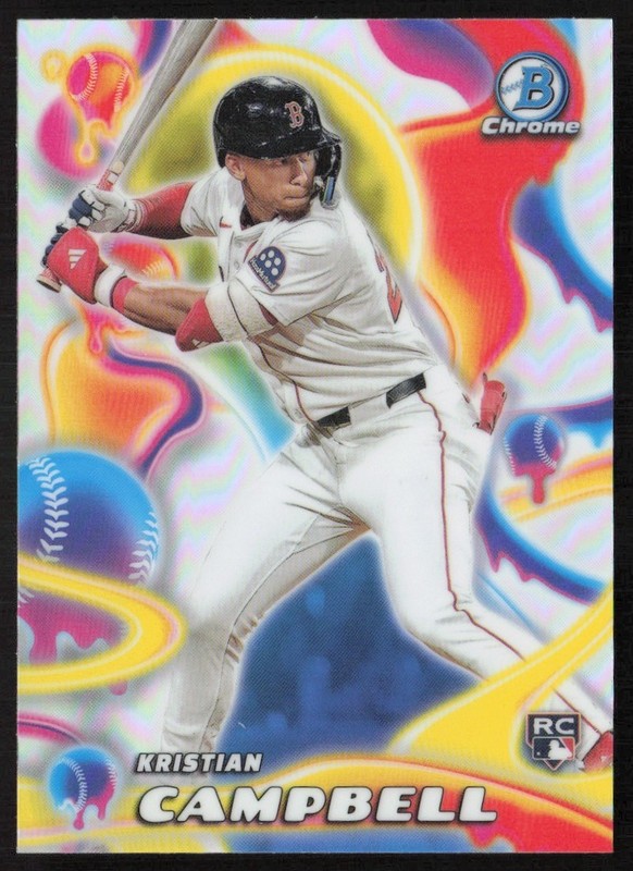 2025 Bowman Chrome Melt Mashers Kristian Campbell Rookie #MM-2 GS1-1