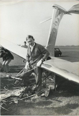 Human Powered Aircraft Crash 1972 Pressefoto 