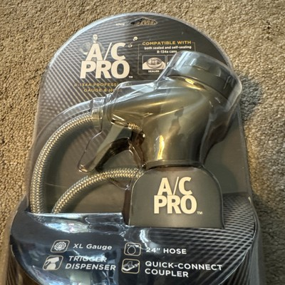 #ad A C PRO Pressure Gauge 24” Hose Car Air Conditioning Coolant Check Recharge $32.49