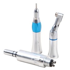 Dental Slow Low Speed Contra Angle Handpiece Latch Straight E-type 2/4Hole UK