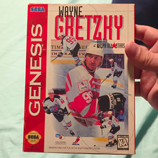 Wayne Gretzky & the NHLPA All-Stars Sega Genesis Complete Game W/Manual