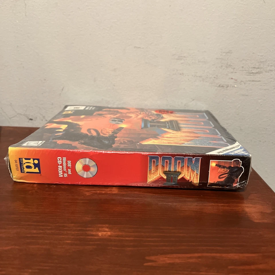 Doom II - Factory Sealed - IBM CD-ROM - Big Box PC - 1994 id Software - Image 4 of 4