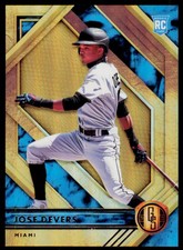 2021 Panini Chronicles Jose Devers 17 Gold Standard Miami Marlins