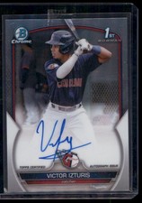 2023 Bowman Chrome #CPA-VI Victor Izturis Prospect Autographs