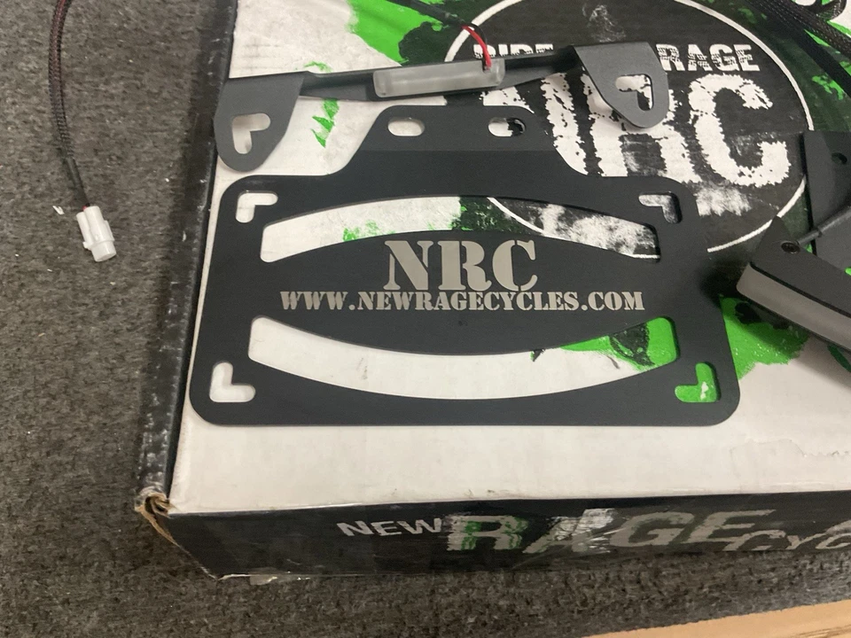 Nuevo Elementador Guardabarros Rage Cycles Kawasaki 2024 Ninja ZX-6R ZX6R-FE-T-24 Foto 3 de 4