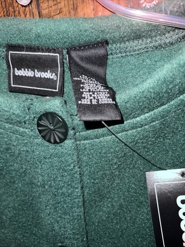 Bobbie Brooks Fleece Jacket Size Medium Snowmen NWT Vintage - Picture 6 of 10