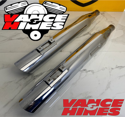4'' Vance & Hines 95-16 Touring & 09-25  Trike Twin Slash Slipon Mufflers Exhaust