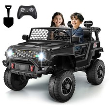 Kids Ride On Car w/Remote Control 24V 2 Seater 20" Spacious Seat Holiday Gifts  