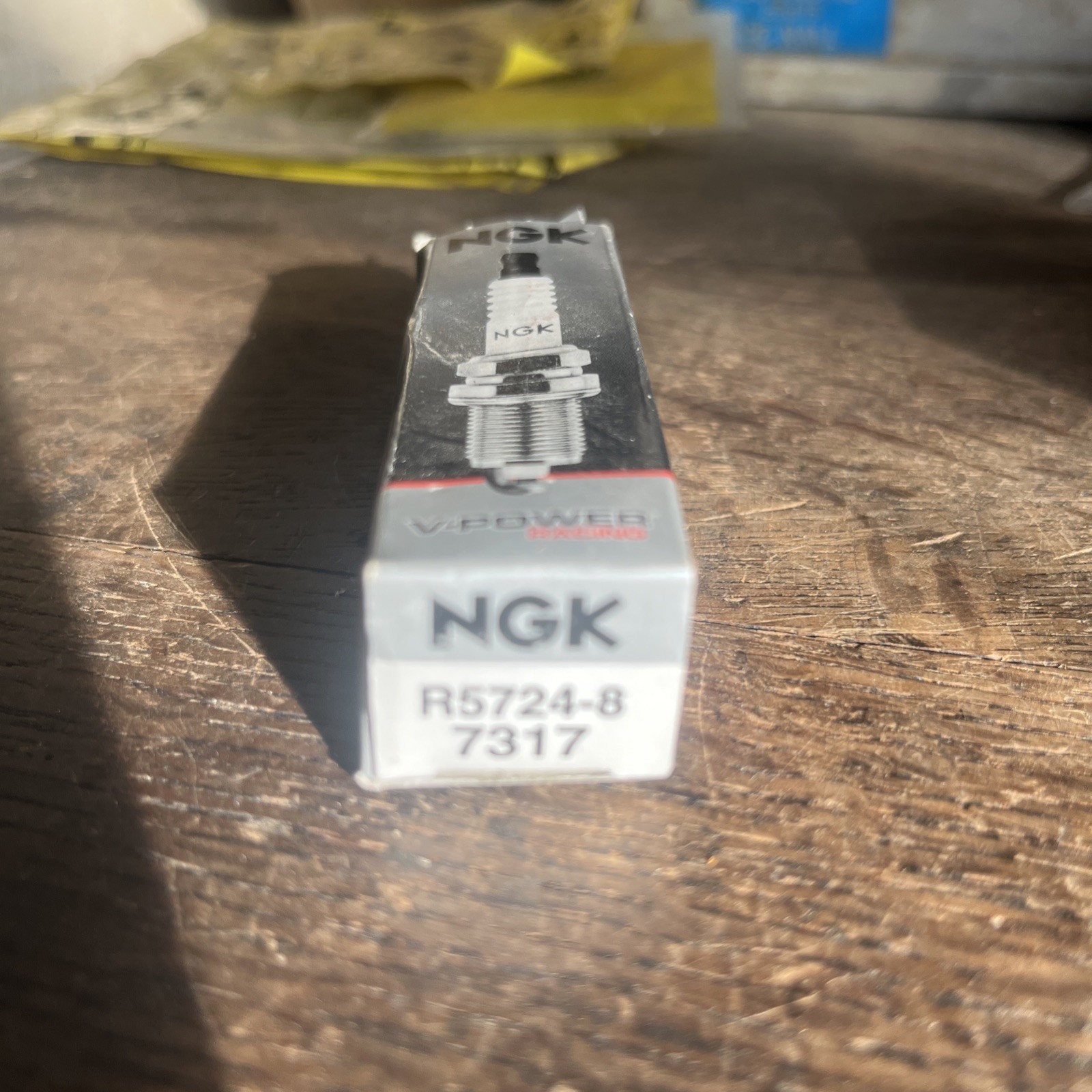 NOS NGK 7317 R5724-8 V-Power Racing Spark Plug