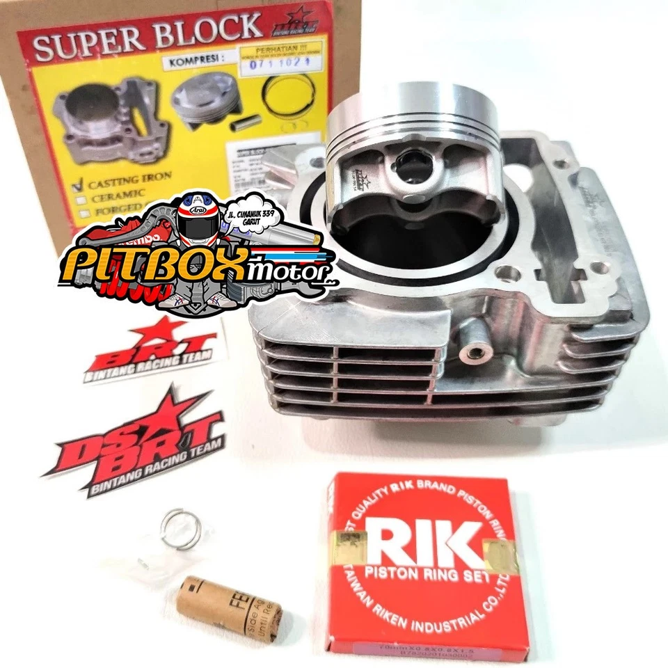 Yamaha NMAX Aerox NVX 155 180cc Big Bore Kit BRT Block Cylinder Piston 2020-2025 - Image 3 of 3