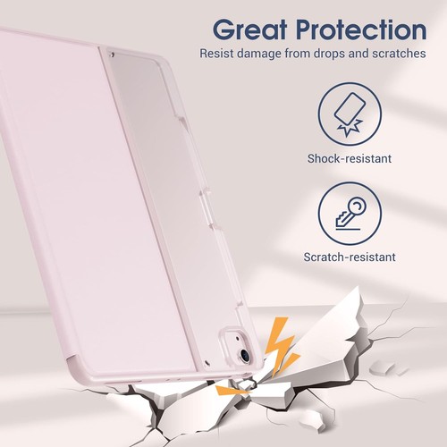 ProCase für iPad Air 13 Zoll Hülle (2025/2024) M3/M2 & Pro 12,9 Zoll Pink  - Bild 6 von 7