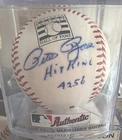 Pete Rose Phillies Reds Signed HOF Logo Baseball Inscription Rawlings Case JSA