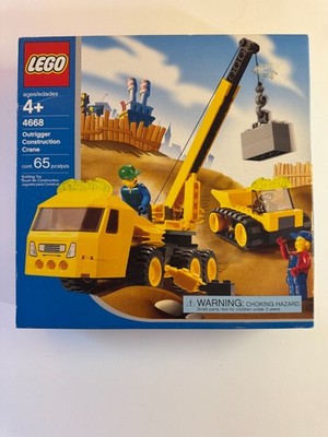 Lego 4668 Outrigger Construction Crane New in Sealed Box - RARE