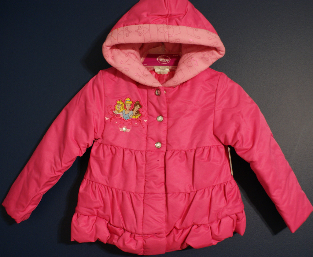 New Disney Store PRINCESS BELLE Puffy Coat Jacket XS