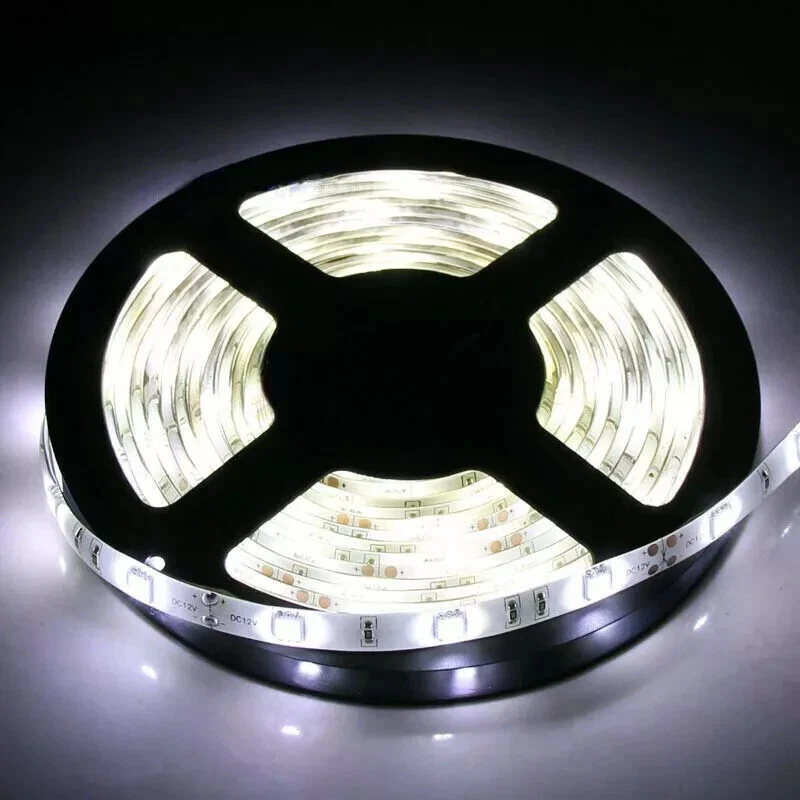 16FT 5M Bright Cool White 5M 300Leds Flexible SMD 5050 Led Strip Light Lamp 12V - Image 3 of 4