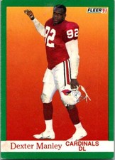 1991 Fleer Football Dexter Manley