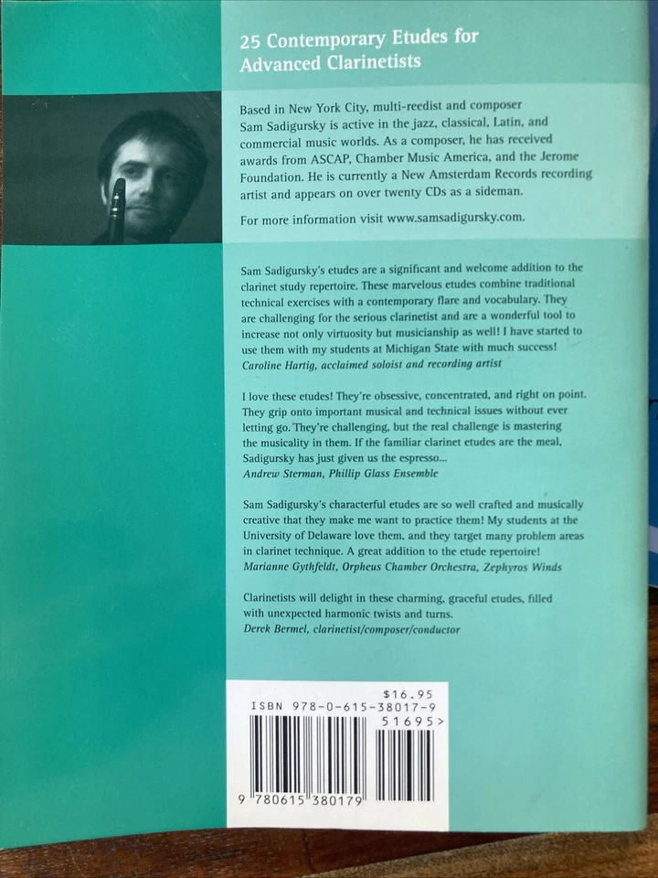 Clarinet Etude Books - Sam Sadigursky- Vol. 1-3. Complete Set Of Three Books NEW - Image 4 of 4