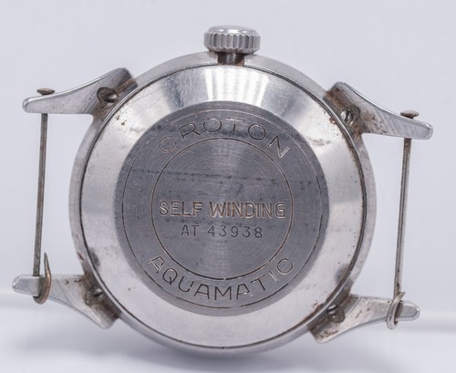 4u2fix - 1940s Croton Aquamatic Bumper Auto Men's 30mm SS Wrist Watch - Picture 8 of 8
