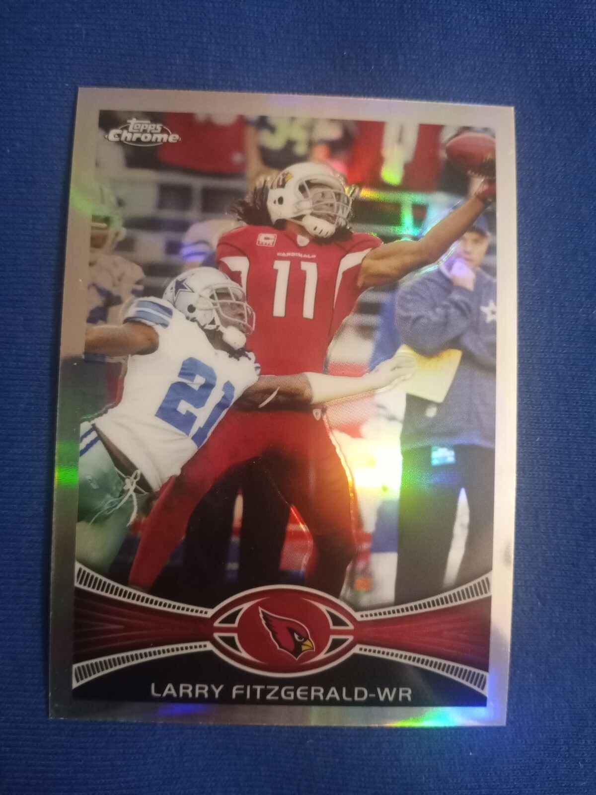 2012 Topps Chrome Larry Fitzgerald #141 Refractor Phoenix Cardinals SP