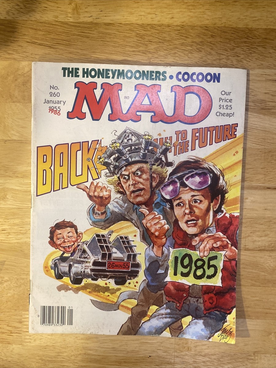 Mad Magazine #260 Jan. 1986 Back To The Future | eBay