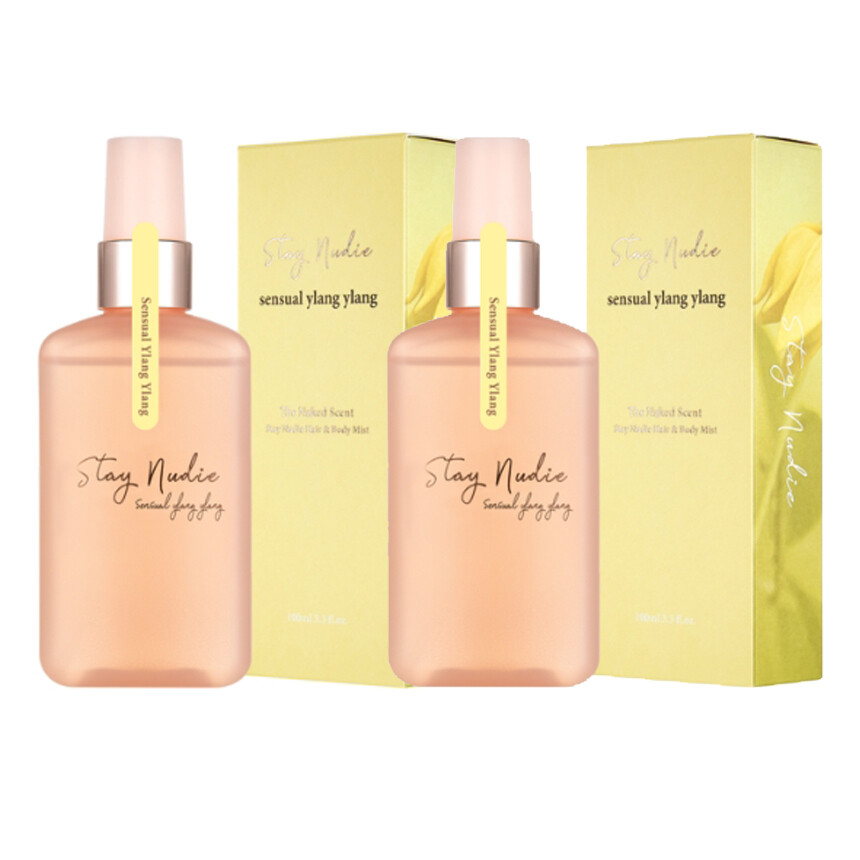 Body Holic Stay Nudie Hair Body Mist Sensual Ylang Ylang 100ml x