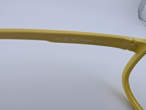Adidas Eyeglasses Frames Only, ah29 00 6051, 58-11-135, Yellow, Made in Taiwan - Picture 15 of 15