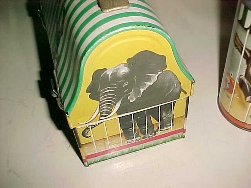 sweeet - CIRCUS WAGON DOME TOP LUNCHBOX & GEM THERMOS - COLLECTOR GRADE rare - Picture 8 of 18