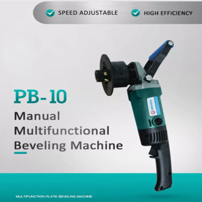 TP-B10 Portable Hand Hold Pipe or Plate Edge Milling Beveling Chamfering Machine
