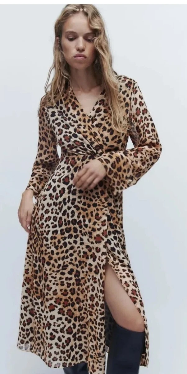 Animal print clearance dress zara uk