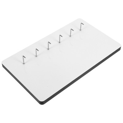  1 Set Sublimation Bilderrahmen Blanks 12 mm dickes Hangdekorboard mit 6 Löchern