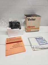Vivitar 49mm 28mm 1:2.8 MC Wide Angle Lens No. 42066002