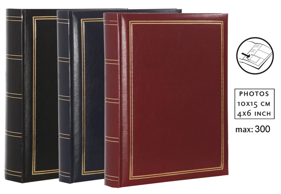 IDEAL TREND 3er Pack Einsteckalben Tradition für 300 Fotos in 10x15 cm Foto Album