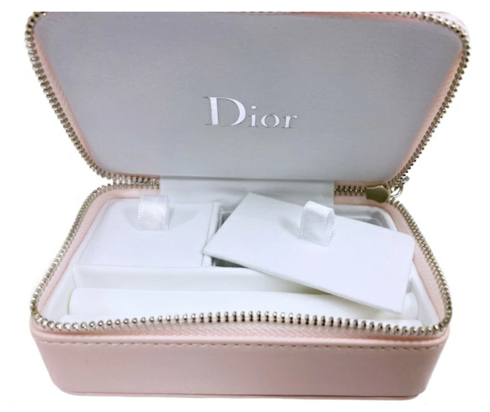Christian Dior JAPAN Travel Jewelry Case Pink promo Christian Dior JAPAN Travel Jewelry Case Pink promo