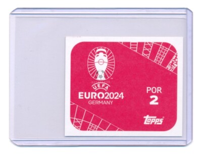 Topps UEFA Euro 2024 Swiss Edition Gold Parallel Sticker Cristiano