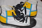 Converse All Star Chuck Taylor leather High Tops (M 5, W7) Cool Colored Leather! — photo 2
