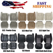 Driver & Passenger Side Seat Cover For 2003 2004-2006 GMC Sierra Chevy Silverado